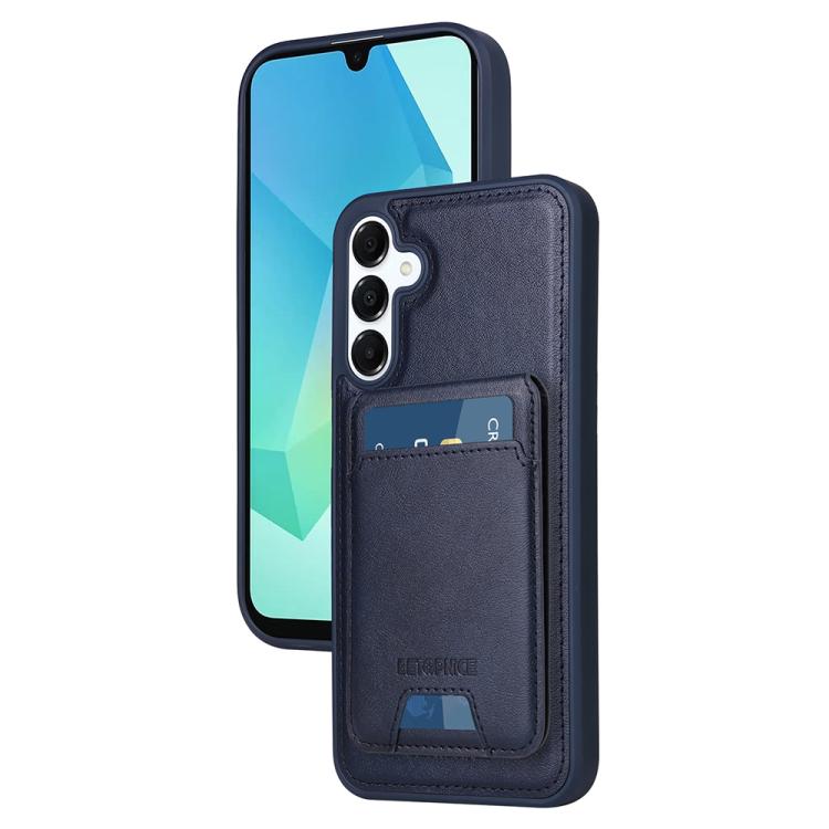 For Samsung Galaxy A16 5G BETOPNICE Vertical Flip Detachable MagSafe Wallet Phone Case(Blue) by BETOPNICE