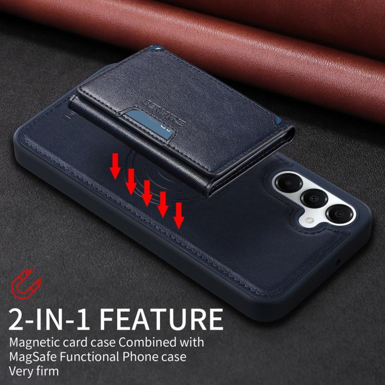 For Samsung Galaxy A16 5G BETOPNICE Horizontal Flip Detachable MagSafe Wallet Phone Case(Blue) by BETOPNICE