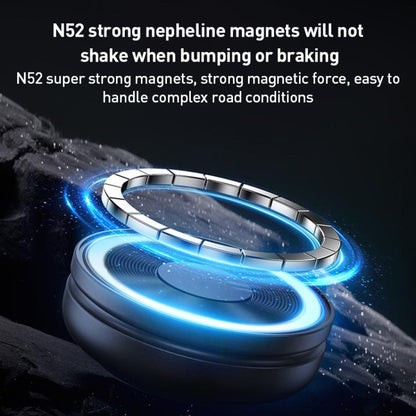 MOMAX CM30 Pac Mount Universal Transparent Magnetic Rotating Car Holder(Dark Grey) by MOMAX