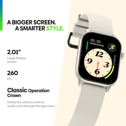 Zeblaze GTS 3 GPS 2.01 inch Screen Health & Fitness Smart Watch 3 ATM Waterproof(Space Gray) by Zeblaze