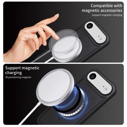 For iPhone Air BETOPNICE Vertical Flip Detachable MagSafe Wallet Phone Case(Black) by BETOPNICE