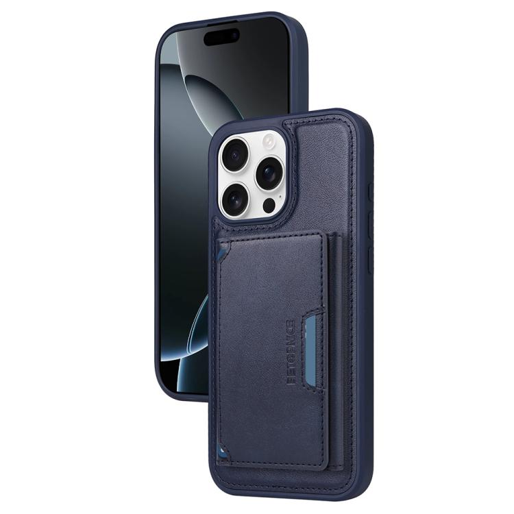 For iPhone 16 Pro Max BETOPNICE Horizontal Flip Detachable MagSafe Wallet Phone Case(Blue) by BETOPNICE