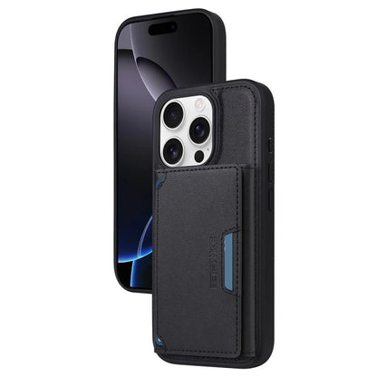 For iPhone 16 Pro BETOPNICE Horizontal Flip Detachable MagSafe Wallet Phone Case(Black) by BETOPNICE
