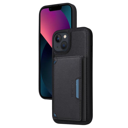 For iPhone 14 / 13 BETOPNICE Horizontal Flip Detachable MagSafe Wallet Phone Case(Black) by BETOPNICE