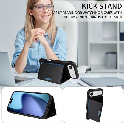 For iPhone Air BETOPNICE Horizontal Flip Detachable MagSafe Wallet Phone Case(Black) by BETOPNICE