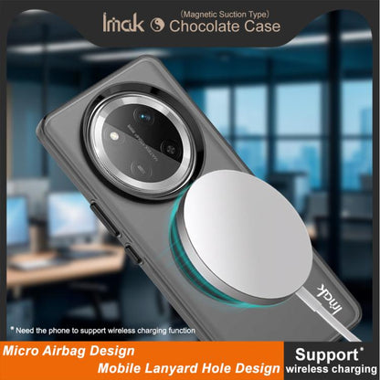 For Honor X60 Pro / X9c IMAK Chocolate Series TPU + PET MagSafe Phone Case(Black) by imak