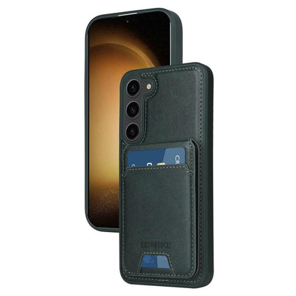 For Samsung Galaxy S23+ 5G BETOPNICE Vertical Flip Detachable MagSafe Wallet Phone Case(Green) by BETOPNICE