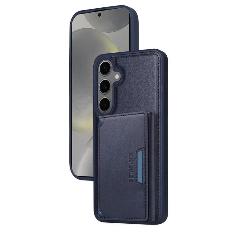 For Samsung Galaxy S24+ 5G BETOPNICE Horizontal Flip Detachable MagSafe Wallet Phone Case(Blue) by BETOPNICE