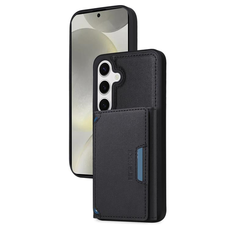For Samsung Galaxy S24 5G BETOPNICE Horizontal Flip Detachable MagSafe Wallet Phone Case(Black) by BETOPNICE