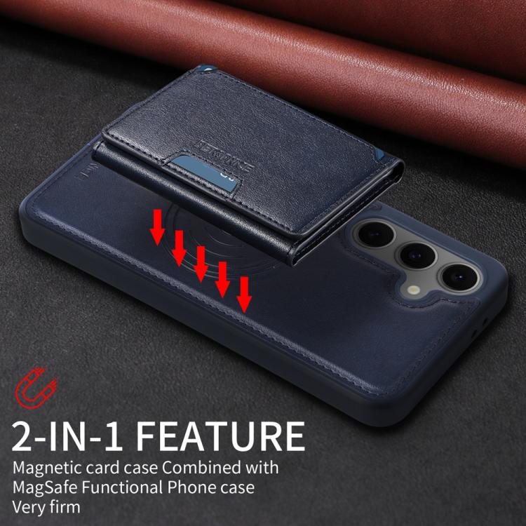 For Samsung Galaxy S24 FE 5G BETOPNICE Horizontal Flip Detachable MagSafe Wallet Phone Case(Blue) by BETOPNICE