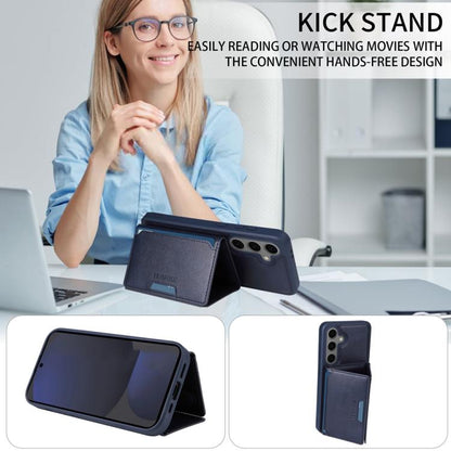 For Samsung Galaxy S24 FE 5G BETOPNICE Horizontal Flip Detachable MagSafe Wallet Phone Case(Blue) by BETOPNICE