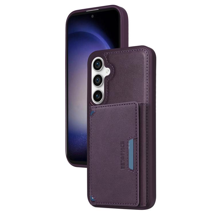 For Samsung Galaxy S23 FE 5G BETOPNICE Horizontal Flip Detachable MagSafe Wallet Phone Case(Purple) by BETOPNICE