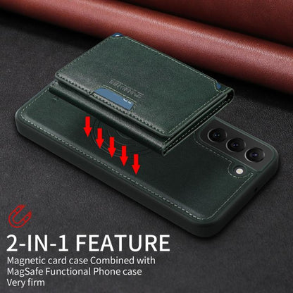 For Samsung Galaxy S22+ 5G BETOPNICE Horizontal Flip Detachable MagSafe Wallet Phone Case(Green) by BETOPNICE