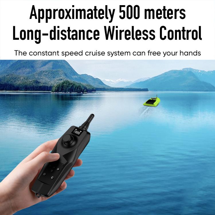 D26 Smart Control Fishing Bait Boat Support GPS Positioning Built-in Light Strip, Plug:UK Plug by bashfashion