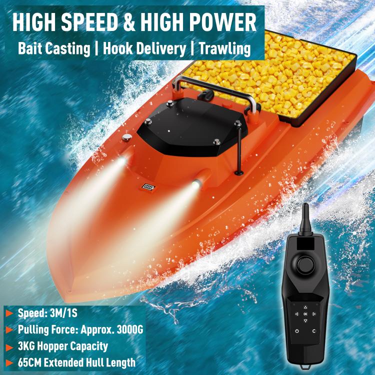 D80 High Power Smart Remote Control Fishing Bait Boat Support Trawling, Plug:US Plug by bashfashion