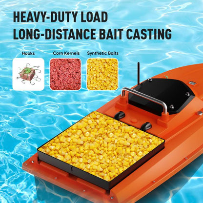 D80 High Power Smart Remote Control Fishing Bait Boat Support Trawling, Plug:UK Plug by bashfashion