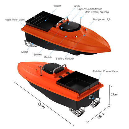 D80 High Power Smart Remote Control Fishing Bait Boat Support Trawling, Plug:UK Plug by bashfashion