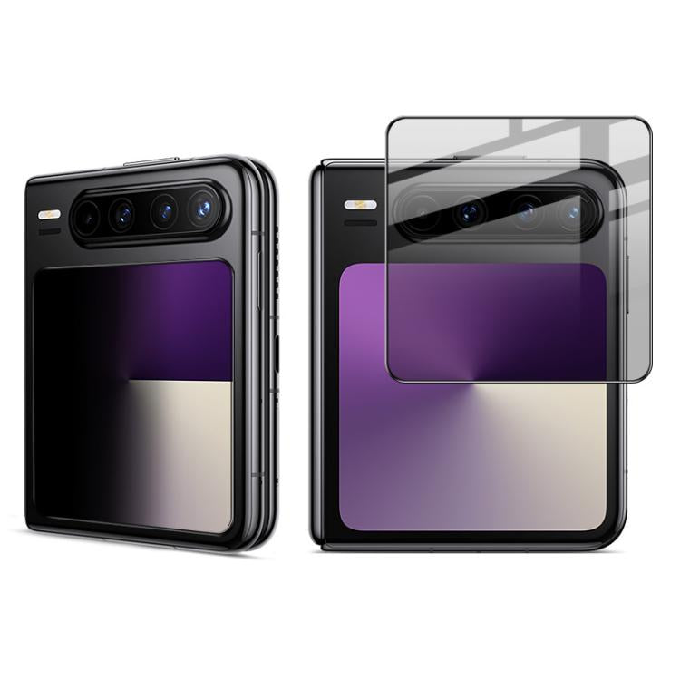 For Huawei Pura X IMAK Privacy Full Coverage Tempered Back Screen Glass Film by imak