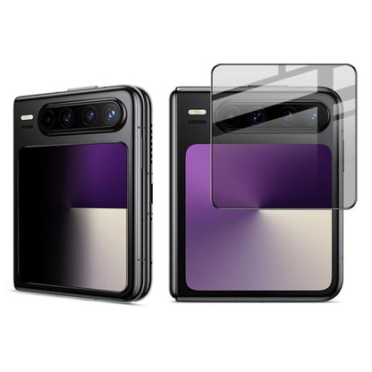 For Huawei Pura X IMAK Privacy Full Coverage Tempered Back Screen Glass Film by imak