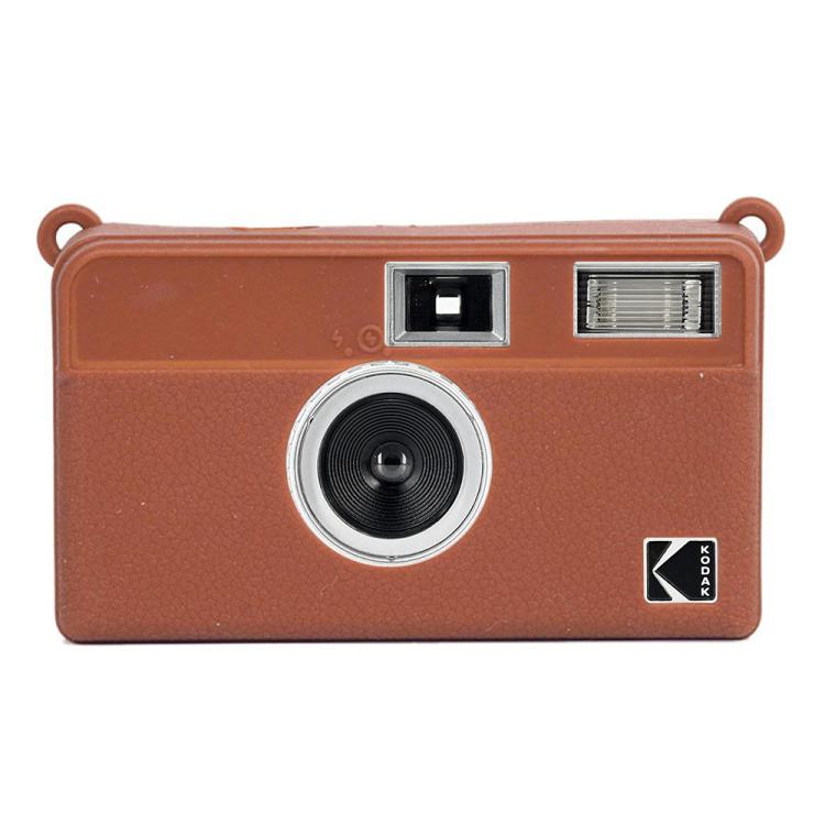 For Kodak EKTAR H35 Litchi Texture Soft Silicone Protective Case(Brown) by bashfashion