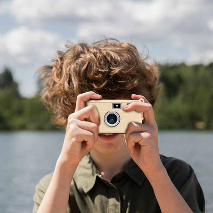 For Kodak EKTAR H35 Litchi Texture Soft Silicone Protective Case(Brown) by bashfashion