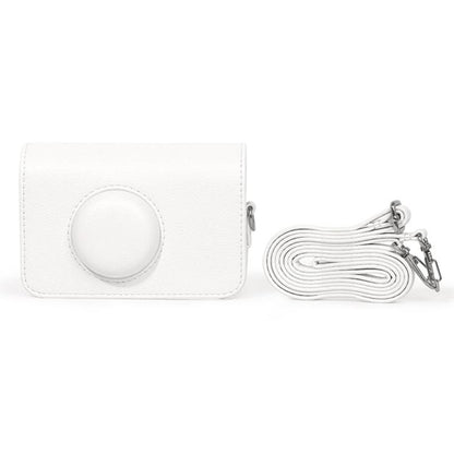 For Kodak EKTAR H35 / F501 / F9 Full Body Leather Camera Case Bag with Strap(White) by bashfashion