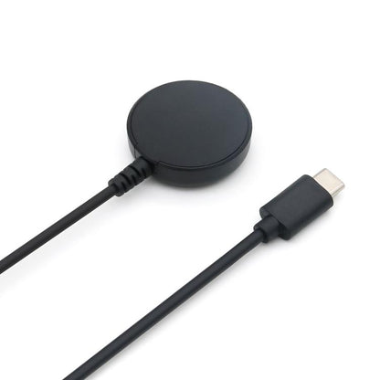 For Samsung Watch Series / Type-C Port Phone 20V 3A 60W 2 in 1 Magnetic Charging Cable, Length: 1.5m(Black) by bashfashion