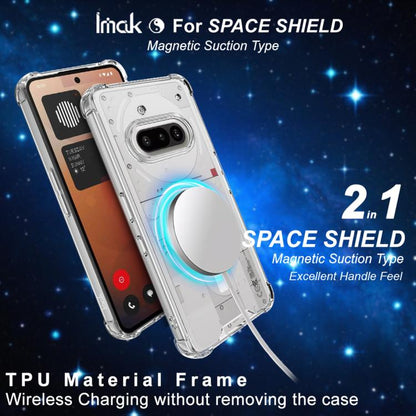 For Nothing Phone 3a 5G IMAK Space Shield PC + TPU Airbag Shockproof MagSafe Phone Case(Transparent) by imak