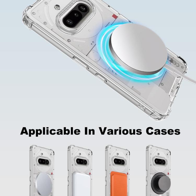 For Nothing Phone 3a 5G IMAK Space Shield PC + TPU Airbag Shockproof MagSafe Phone Case(Transparent) by imak