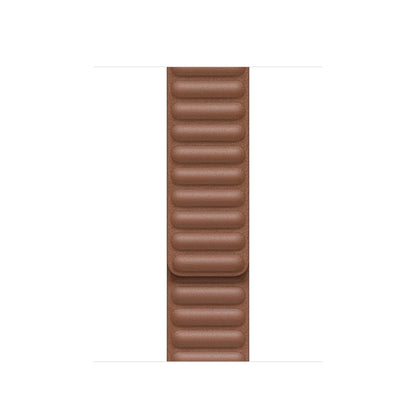 For Apple Watch Ultra 49mm&Watch Ultra 2 49mm / Series 9&8&7 45mm / SE 3&SE 2&6&SE&5&4 44mm / 3&2&1 42mm Leather Watch Band(Brown) by bashfashion