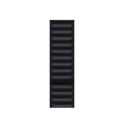 For Apple Watch Ultra 49mm&Watch Ultra 2 49mm / Series 9&8&7 45mm / SE 3&SE 2&6&SE&5&4 44mm / 3&2&1 42mm Leather Watch Band (Midnight) by bashfashion