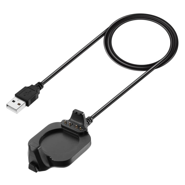 For Garmin Forerunner 920XT xDfind USB-A Port Smart Watch Charging Cable with Cradle Charger(Black) by xDfind