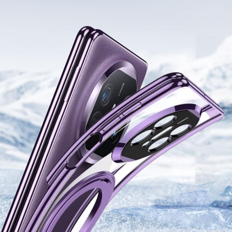 For Huawei Mate X3 / X5 GKK Phantom Magnetic Full Coverage TPU Phone Case with Rotating Stand(Transparent) by GKK