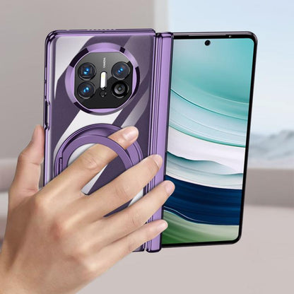 For Huawei Mate X3 / X5 GKK Phantom Magnetic Full Coverage TPU Phone Case with Rotating Stand(Transparent) by GKK