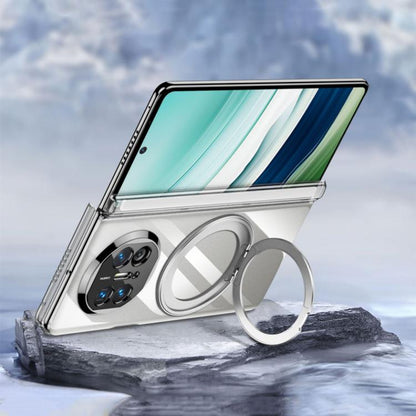For Huawei Mate X6 GKK Phantom Magnetic Full Coverage TPU Phone Case with Rotating Stand(Transparent) by GKK