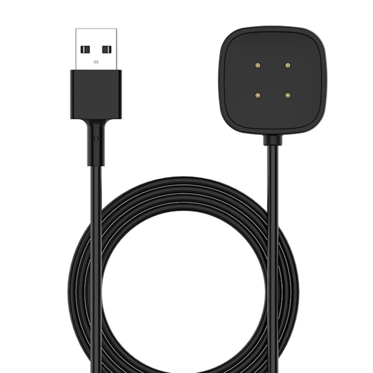 For Fitbit Versa 4 / 3 Sense 2 / Sense xDfind USB-A Port Watch Magnetic Charging Cable, Length: 1m(Black) by xDfind