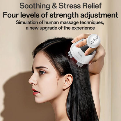 Yesido MG12 IPX7 Waterproof Intelligent Head Massager Care Instrument(White) by Yesido