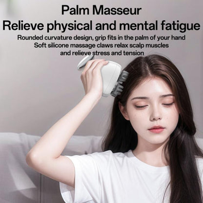 Yesido MG12 IPX7 Waterproof Intelligent Head Massager Care Instrument(White) by Yesido