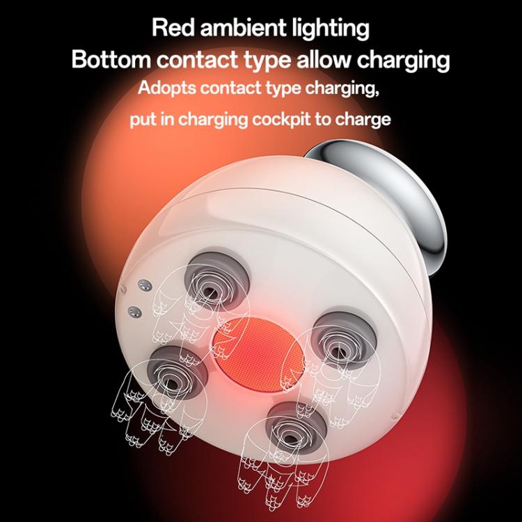 Yesido MG12 IPX7 Waterproof Intelligent Head Massager Care Instrument(White) by Yesido