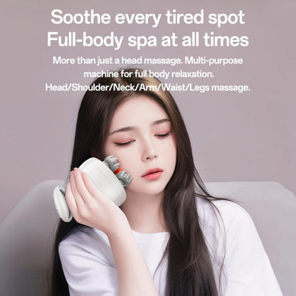 Yesido MG12 IPX7 Waterproof Intelligent Head Massager Care Instrument(White) by Yesido