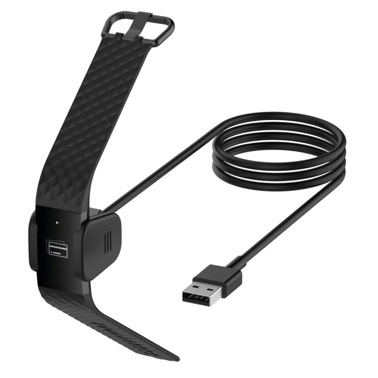 For Fitbit Charge 3 / 4 xDfind USB-A Port Watch Charging Clip Watch Charger, Length: 1m(Black) by xDfind