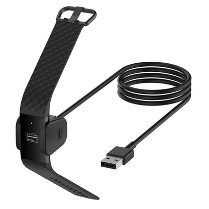 For Fitbit Charge 3 / 4 xDfind USB-A Port Watch Charging Clip Watch Charger, Length: 1m(Black) by xDfind