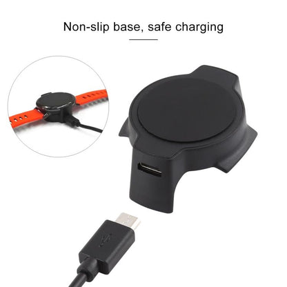 For Amazfit Smart Watch Gen1 xDfind USB Port Charging Cable Cradle Charger, Length: 1m(Black) by xDfind