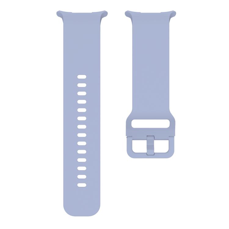 For Samsung Galaxy Watch Ultra 47mm / Ultra 2025 Solid Color Colorful Buckle Silicone Watch Band(Light Blue) by bashfashion