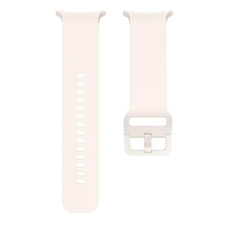 For Samsung Galaxy Watch Ultra 47mm / Ultra 2025 Solid Color Colorful Buckle Silicone Watch Band(Starlight) by bashfashion