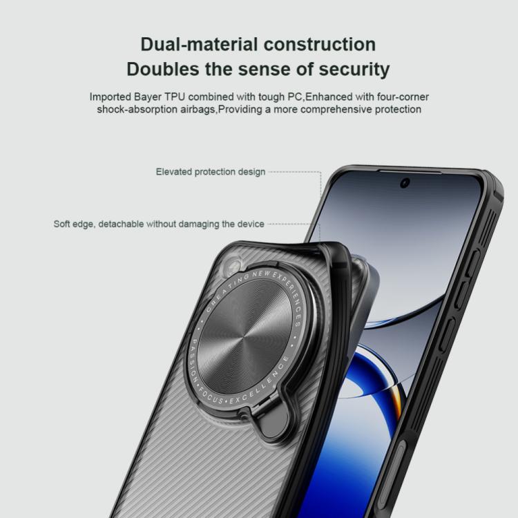 For OPPO Find X8 Ultra NILLKIN CamShield Prop Translucent PC Phone Case(Black) by NILLKIN