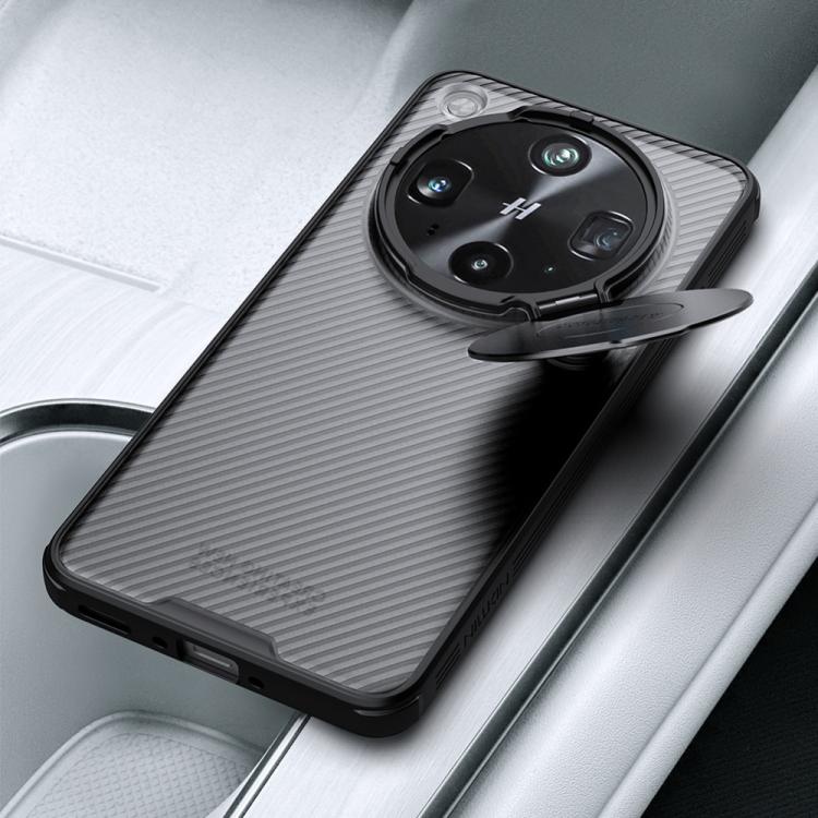 For OPPO Find X8 Ultra NILLKIN CamShield Prop Translucent PC Phone Case(Black) by NILLKIN