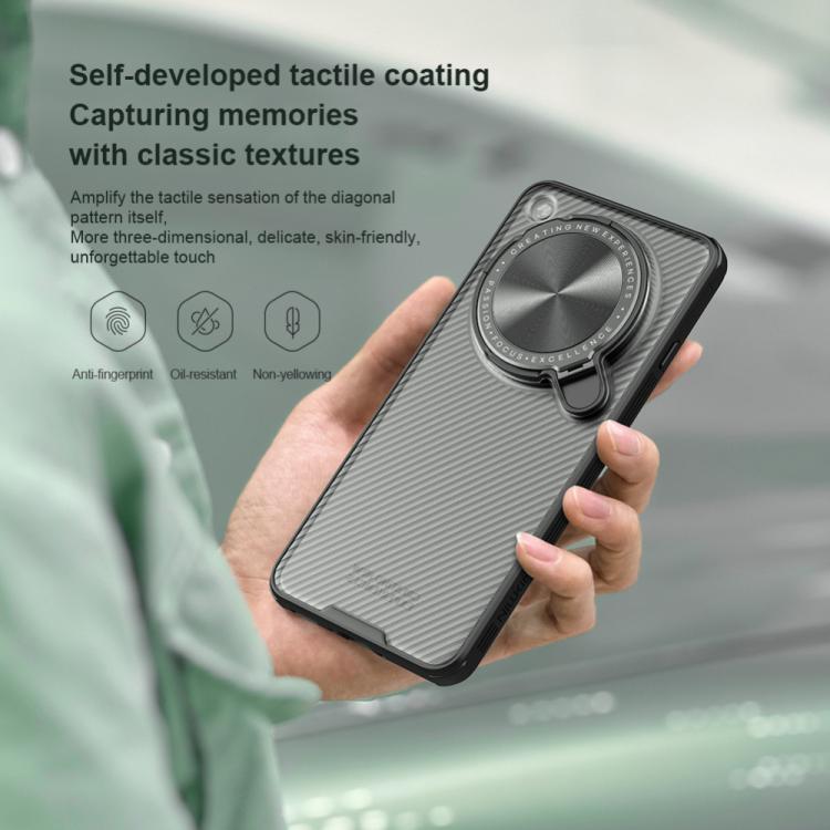 For OPPO Find X8 Ultra NILLKIN CamShield Prop Translucent PC Phone Case(Black) by NILLKIN