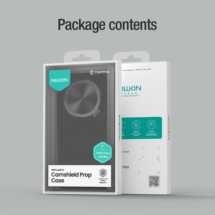 For OPPO Find X8 Ultra NILLKIN Black Mirror Prop CD Texture Mirror Phone Case(Black) by NILLKIN