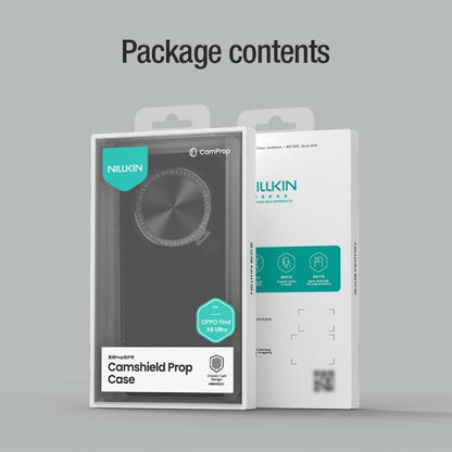 For OPPO Find X8 Ultra NILLKIN Black Mirror Prop CD Texture Mirror Phone Case(Black) by NILLKIN